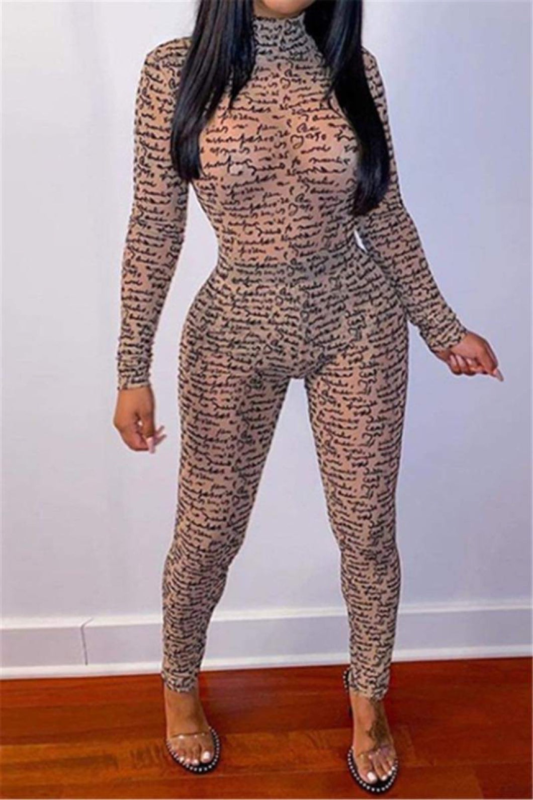 Newsprint Jumpsuit